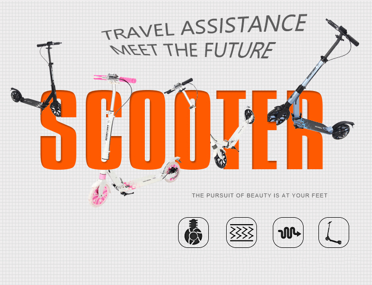 A6D double brake scooter 0