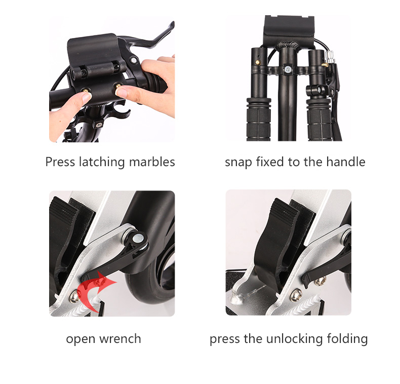 C5SAdult scooter aluminum alloy folding portable scooter 5