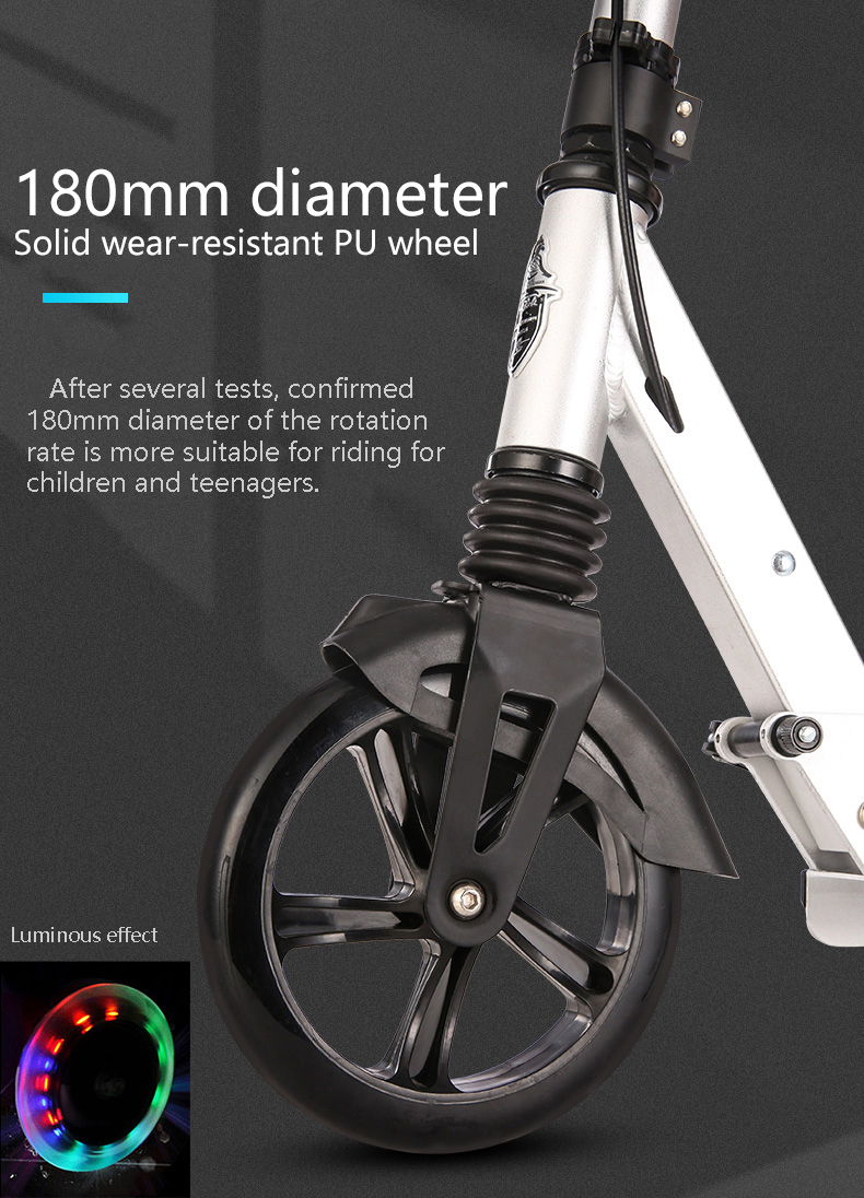 C5SAdult scooter aluminum alloy folding portable scooter 6