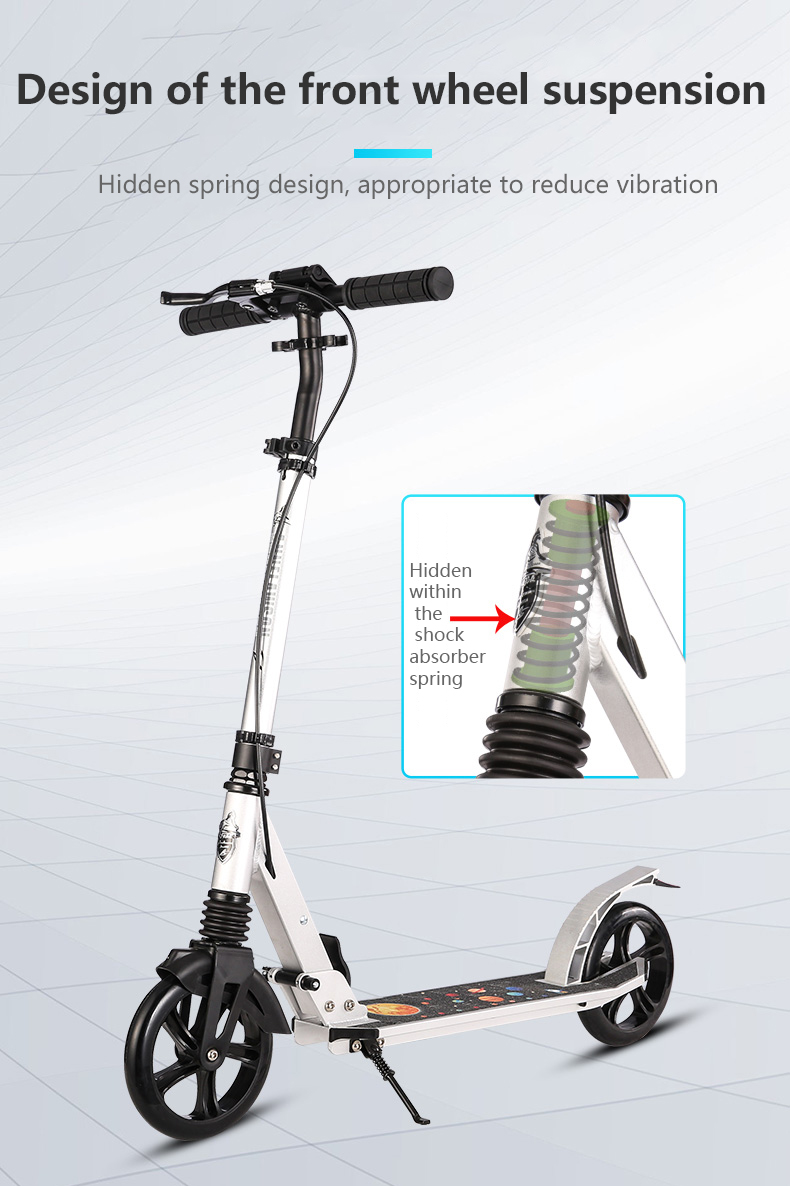 C5SAdult scooter aluminum alloy folding portable scooter 8