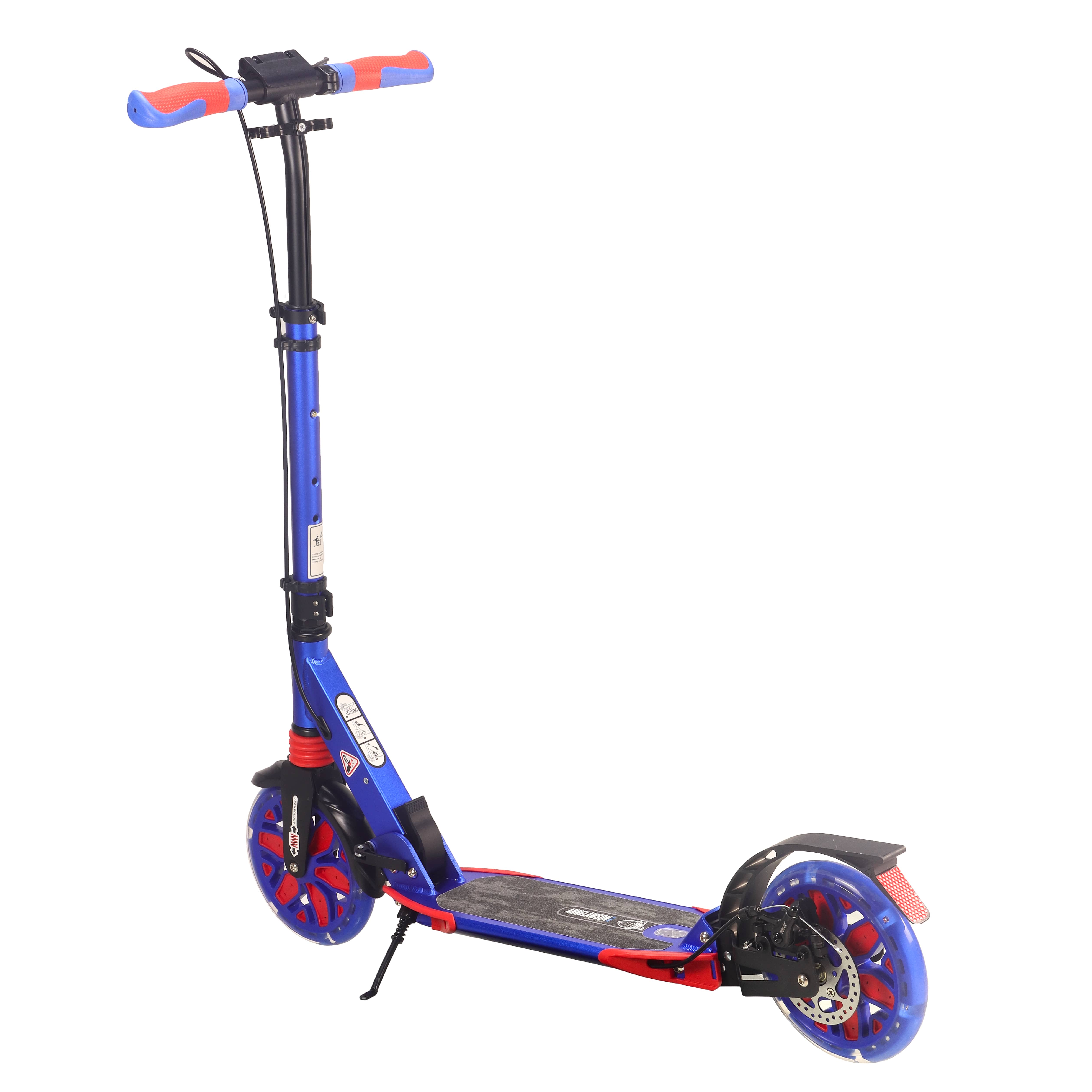 A5DL Blue Flash Wheel Dual Brake Scooter 2