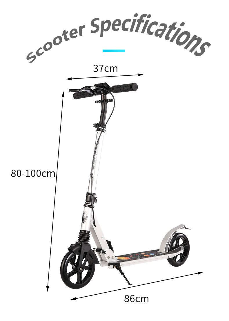 C5SAdult scooter aluminum alloy folding portable scooter 12