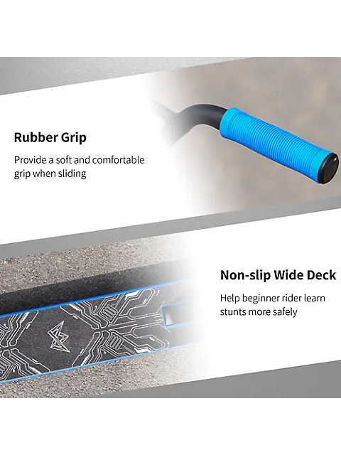 S03Stunt Scooter Blue 3