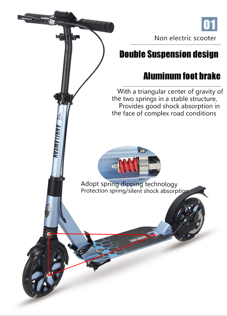 A6D double brake scooter 4